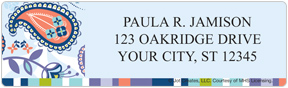 Paisley & Lace Address Labels