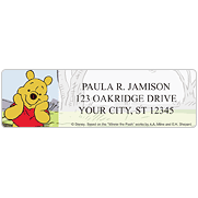 Winnie the Pooh Adventures Address Labels
